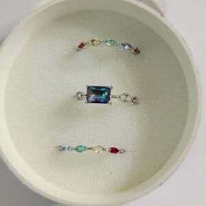 B.P. Rainbow Shimmer Trio, set of 3, sz 6